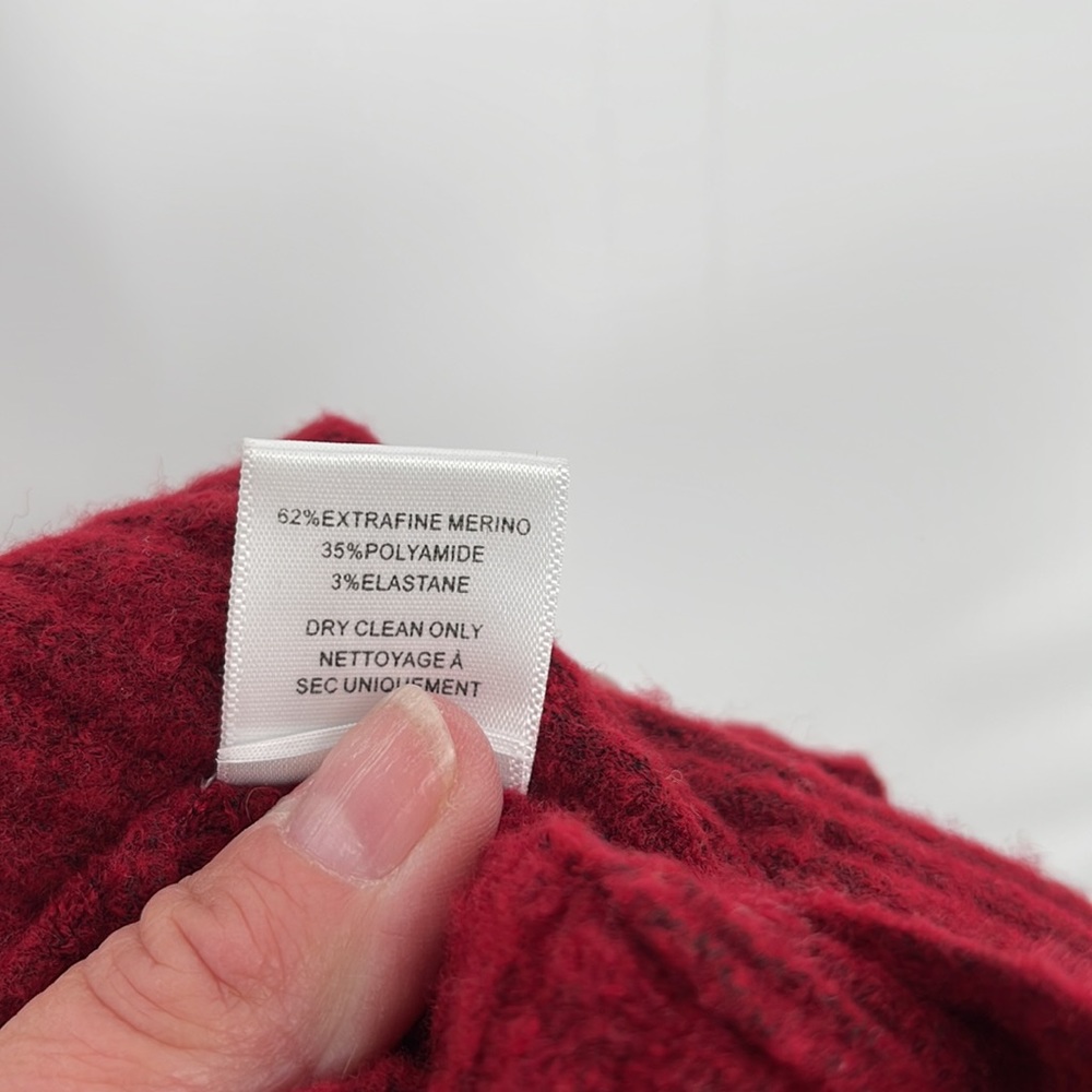 Bailey 44 Slope Ribbed Sweater‎ Red size L - Picture 6 of 7